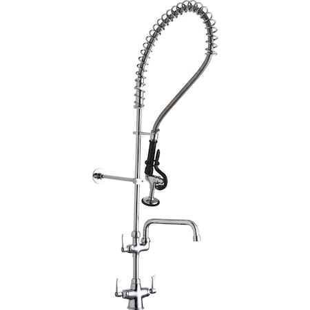 Elkay Elkay Dual Lvr Faucet-Pre Rinse-Lf LK543AF12LC